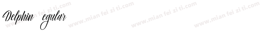 Delphin Regular字体转换